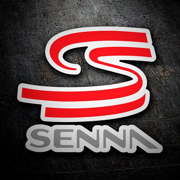 Pegatinas: Ayrton Senna Emblema