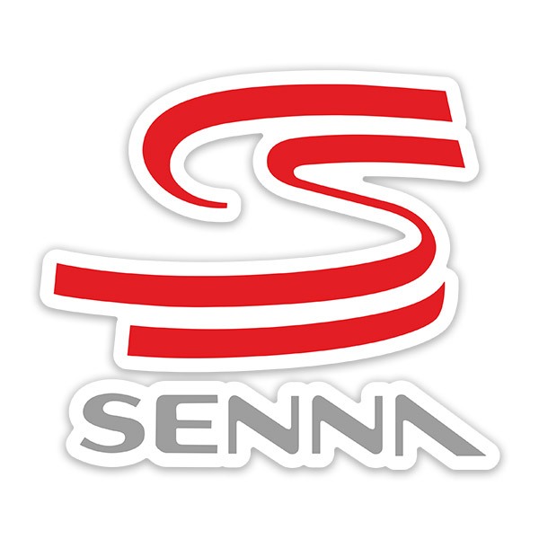 Pegatinas: Ayrton Senna Emblema