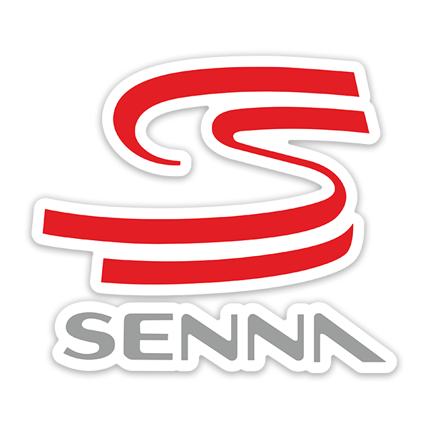 Pegatinas: Ayrton Senna Emblema 0