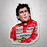 Pegatinas: Ayrton Senna Leyenda 3