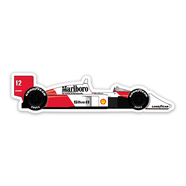 Pegatinas: Ayrton Senna McLaren