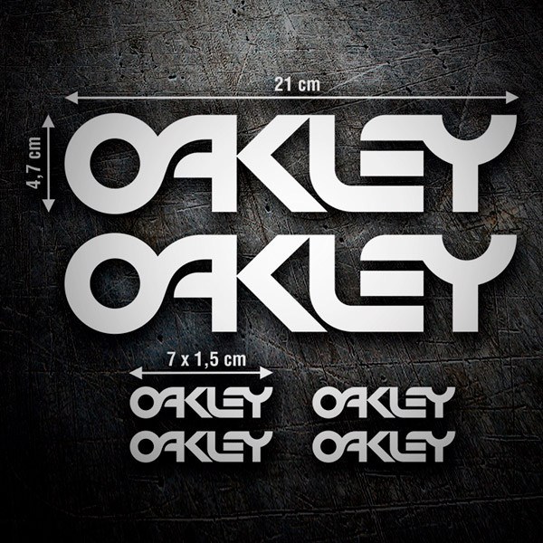 Pegatinas: Set 6X Oakley