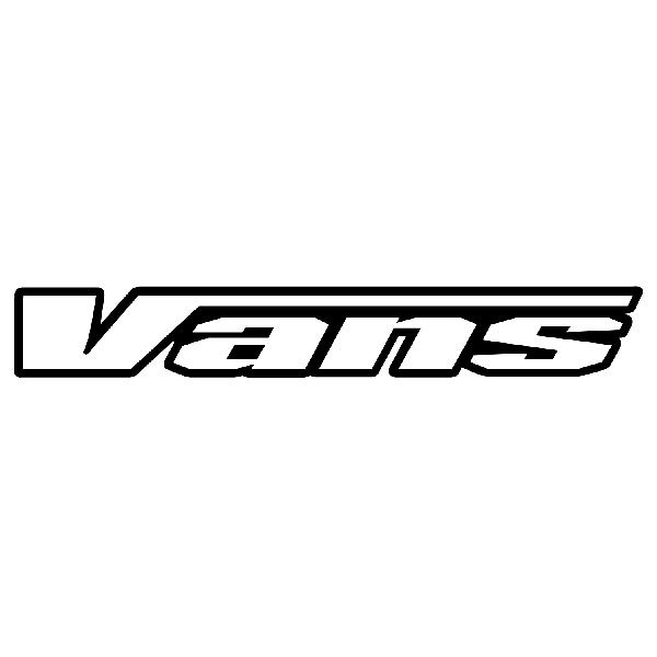 Pegatinas: Vans contorneado