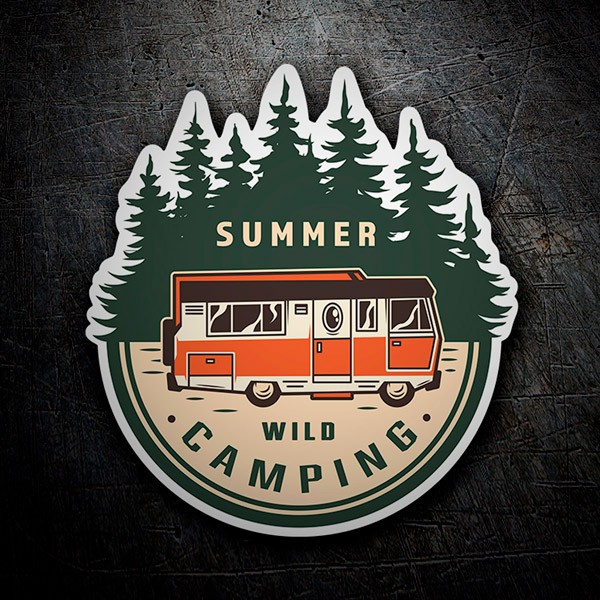 Pegatinas: Summer Wild Camping