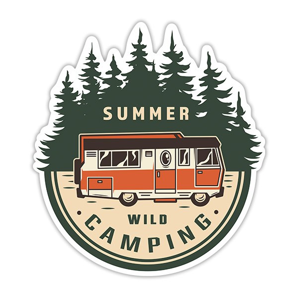 Pegatinas: Summer Wild Camping