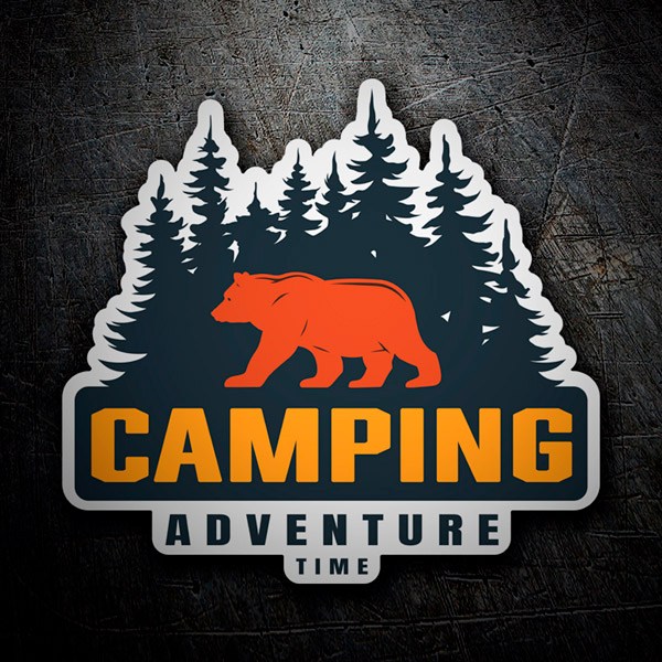 Pegatinas: Camping Adventure Time