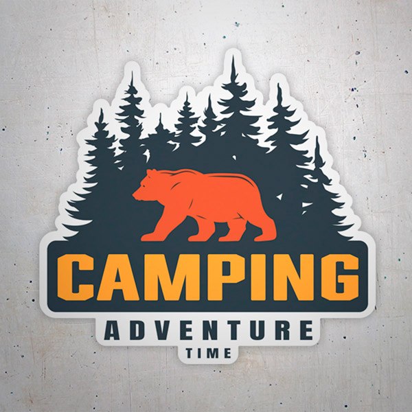 Pegatinas: Camping Adventure Time