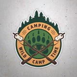 Pegatinas: Camping Wild Camp Time 3