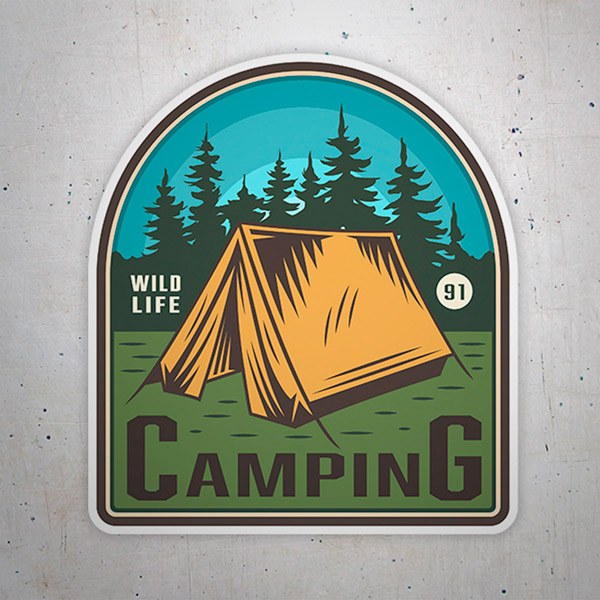 Pegatinas: Camping Wild Life 91