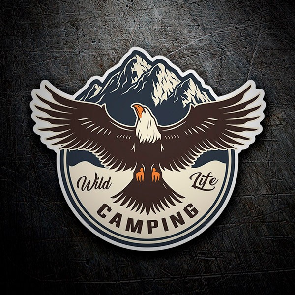 Pegatinas: Wild Life Camping