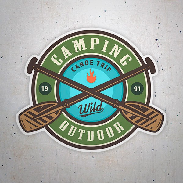 Pegatinas: Camping Outdoor