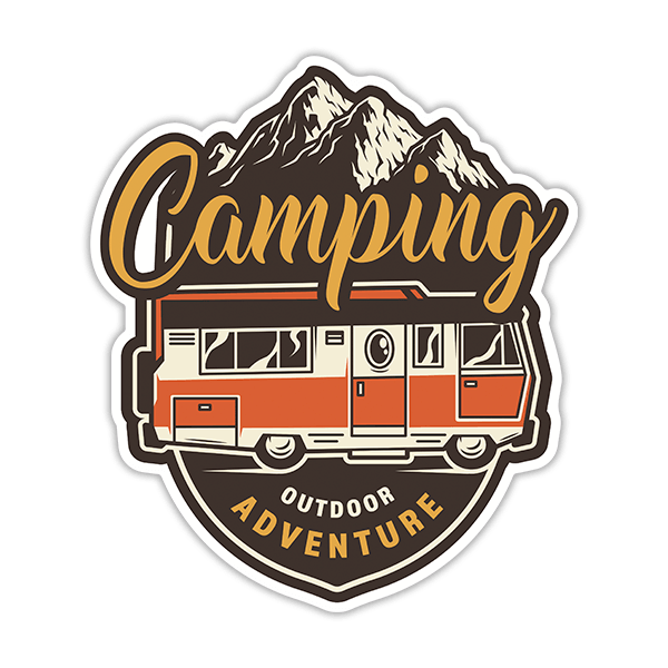 Pegatinas: Camping Outdoor Adventure 0