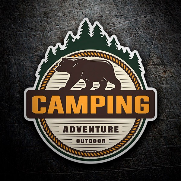 Pegatinas: Camping Adventure Outdoor 1