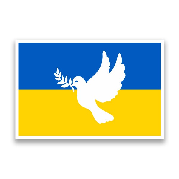 Pegatinas: Paz en Ucrania