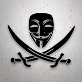 Pegatinas: Anonymous Pirata 2