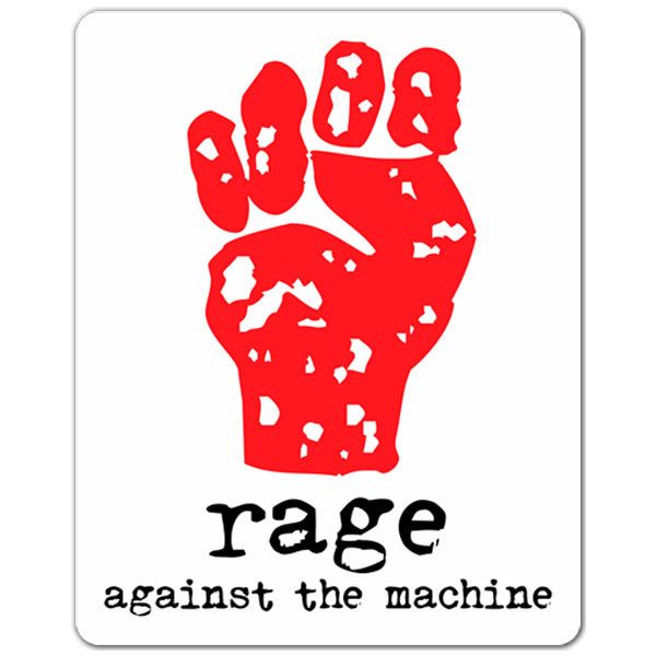 Pegatinas: Rage Against the Machine