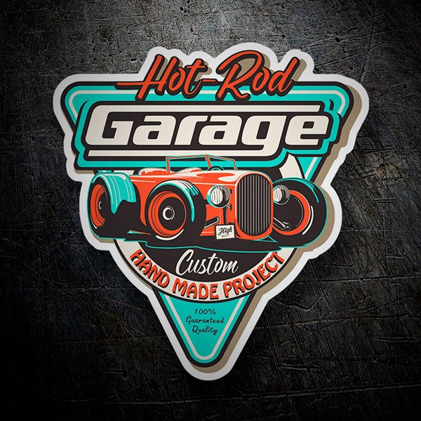 Pegatinas: Hot-Rod Garage 1