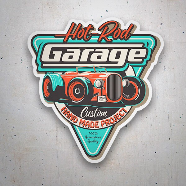 Pegatinas: Hot-Rod Garage
