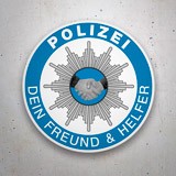 Pegatinas: Polizei Dein Freund & Helfer 3
