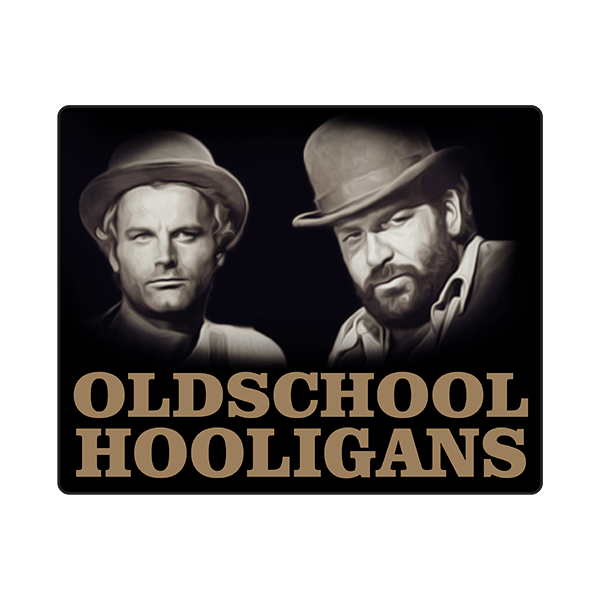Pegatinas: Bud Spencer & Terence Hill Old School Hooligans 0