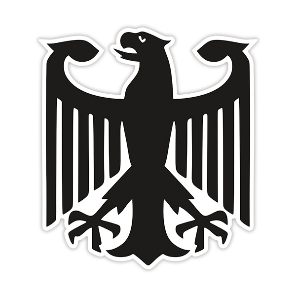 Pegatinas: Águila del escudo de Alemania