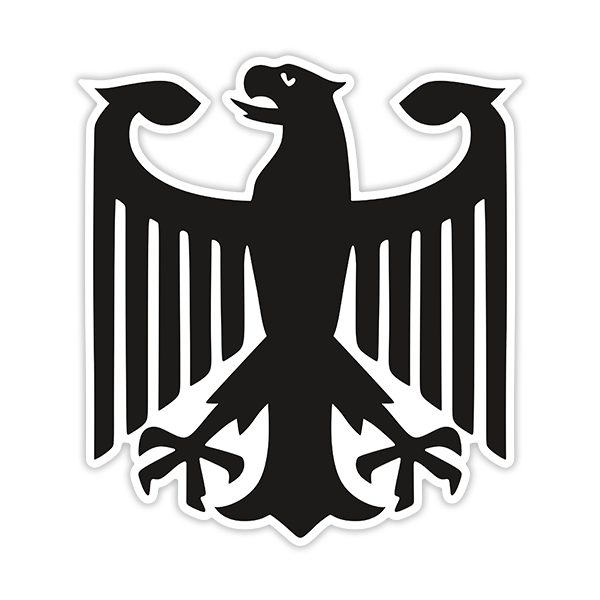 Pegatinas: Águila del escudo de Alemania