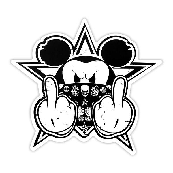 Pegatinas: Mickey Mouse Pandillero