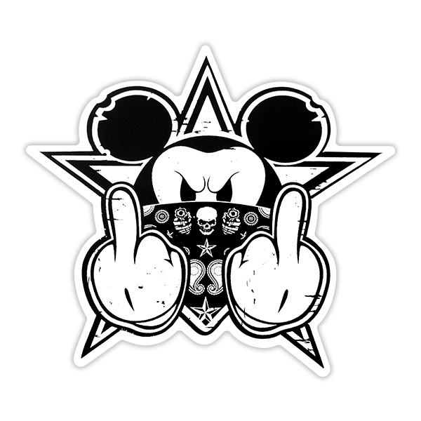 Pegatinas: Mickey Mouse Pandillero