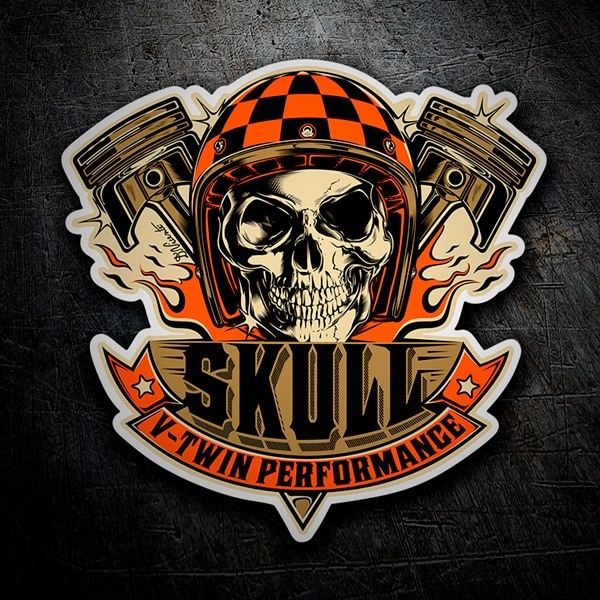 Pegatinas: Skull Motor