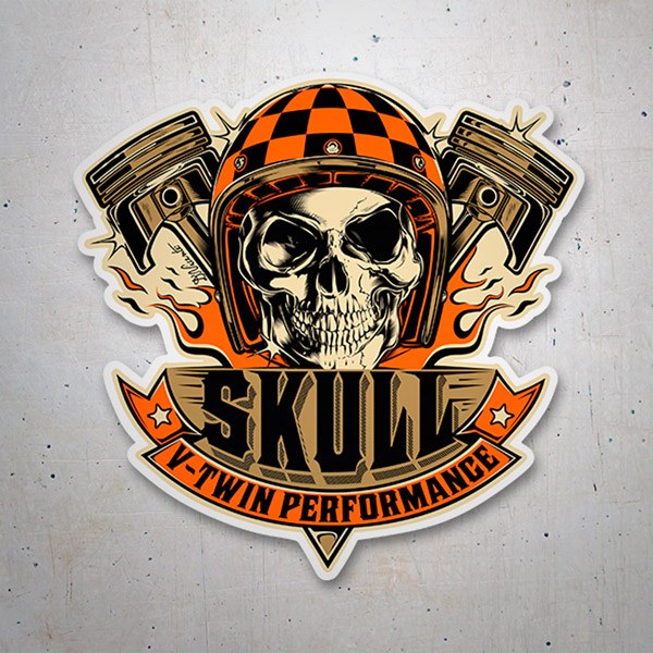 Pegatinas: Skull Motor