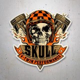 Pegatinas: Skull Motor 3