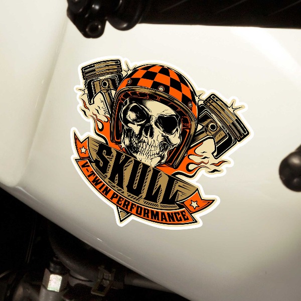 Pegatinas: Skull Motor