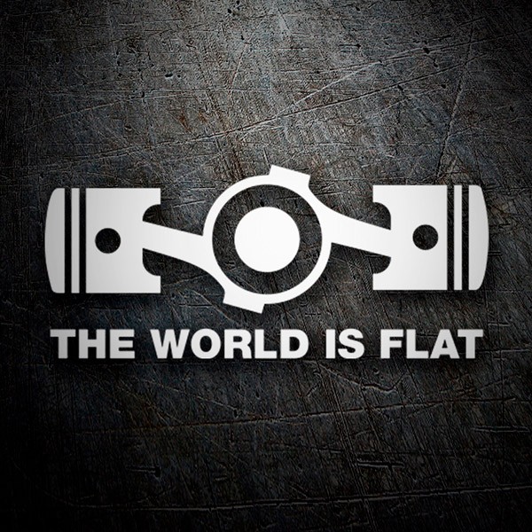 Pegatinas: The World is Flat 0