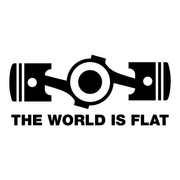 Pegatinas: The World is Flat