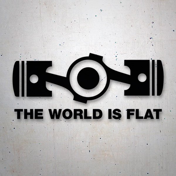 Pegatinas: The World is Flat