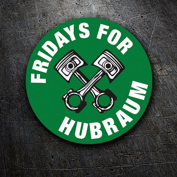 Pegatinas: Fridays for Hubraum