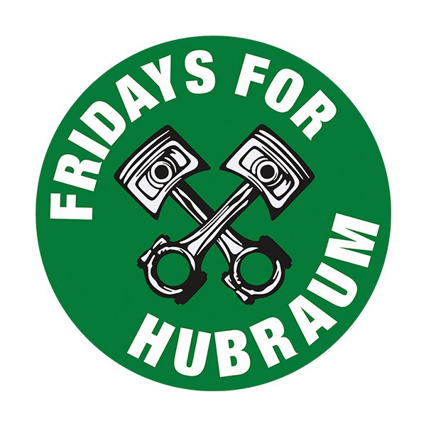 Pegatinas: Fridays for Hubraum
