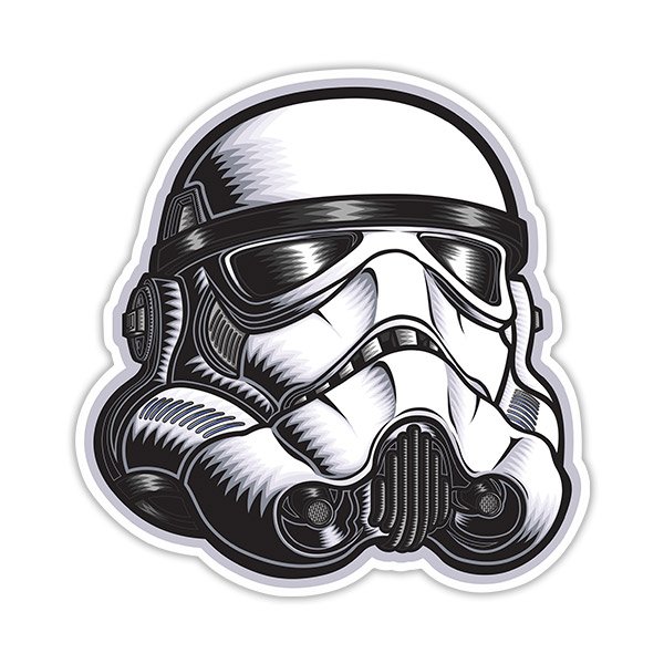 Pegatinas: Casco de Stormtrooper