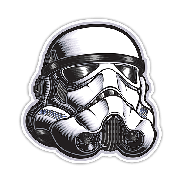 Pegatinas: Casco de Stormtrooper