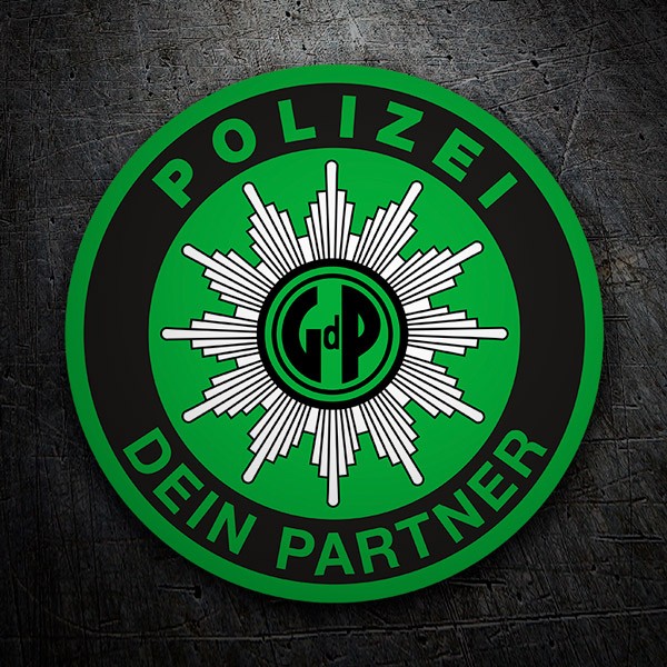 Pegatinas: Polizei dein Partner