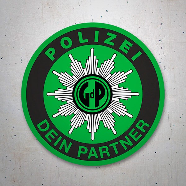 Pegatinas: Polizei dein Partner