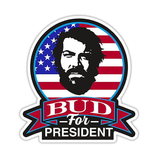 Pegatinas: Bud for President 0