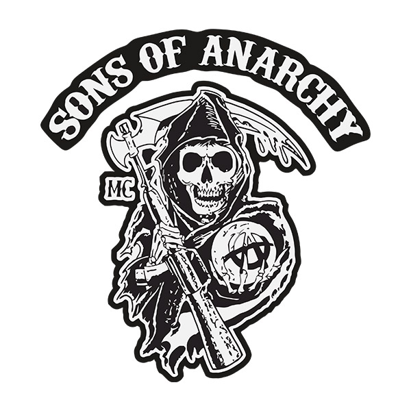 Pegatinas: Logotipo Sons Of Anarchy MC