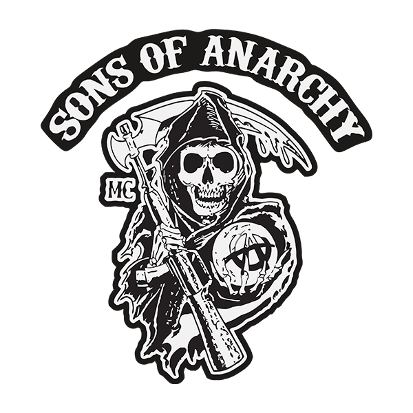 Pegatinas: Logotipo Sons Of Anarchy MC