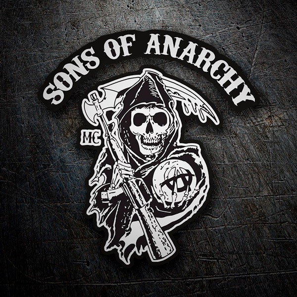 Pegatinas: Logotipo Sons Of Anarchy MC