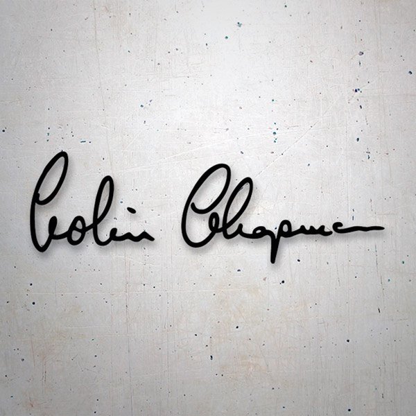 Pegatinas: Colin Chapman Firma