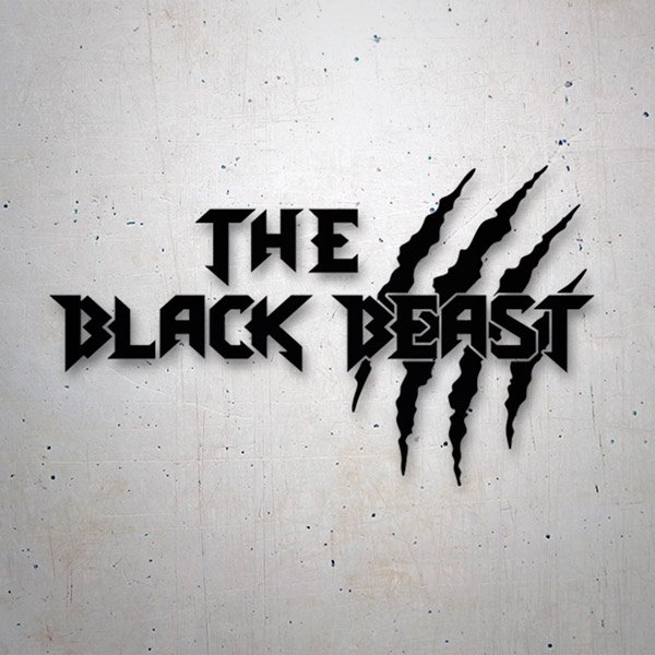 Pegatinas: The Black Beast