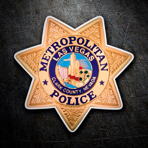 Pegatinas: Policia de las Vegas
