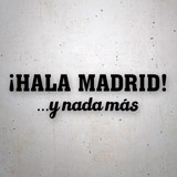 Pegatinas: Hala Madrid, Himno 2