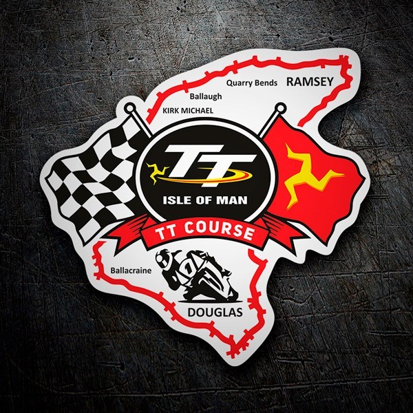 Pegatinas: Isle of Man TT Course